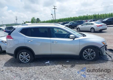 2015 Nissan Rogue Sv z USA, uszkodzony, nr VIN KNMAT2MV1FP546528